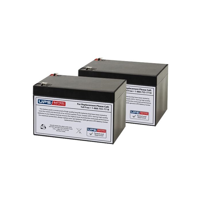 Altronix AL400ULACMCB 12V 12Ah Batteries