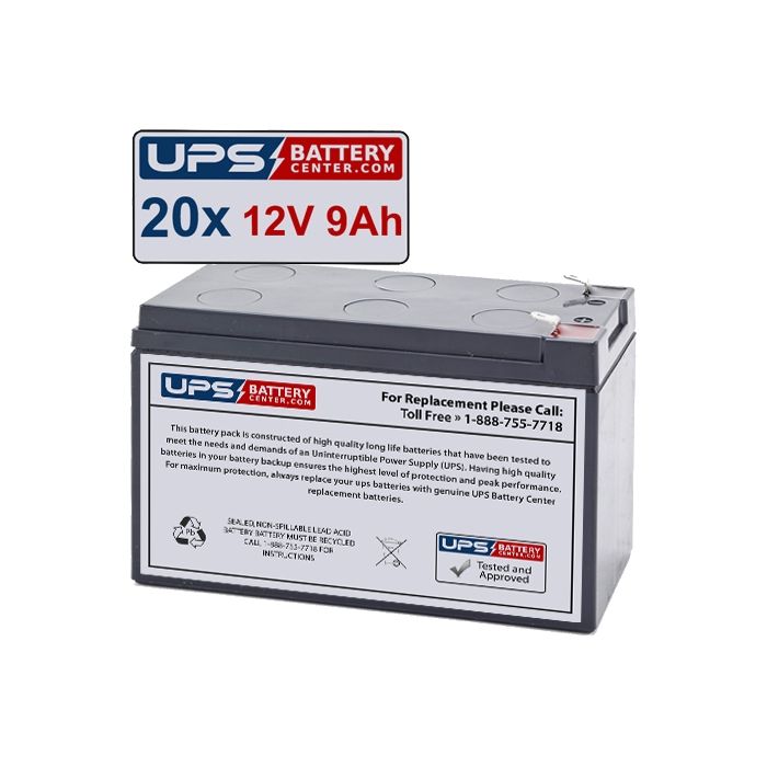 Ablerex MSII8000P Compatible Battery Set