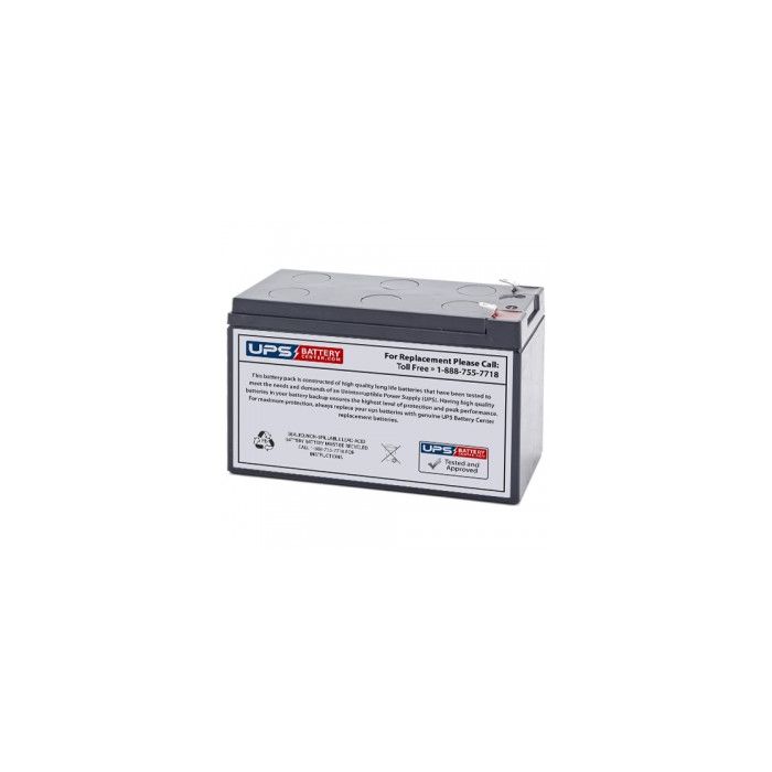 Infinity 12V 7.2Ah IT 7.2-12F2 Battery with F2 Terminals