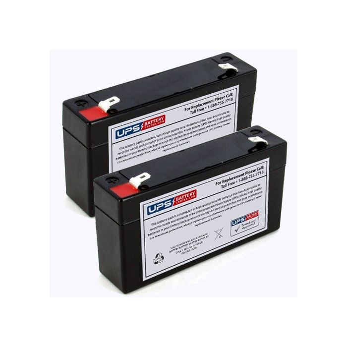 Impact Instrumentation 320GR Portable Aspirator Batteries - Set of 2