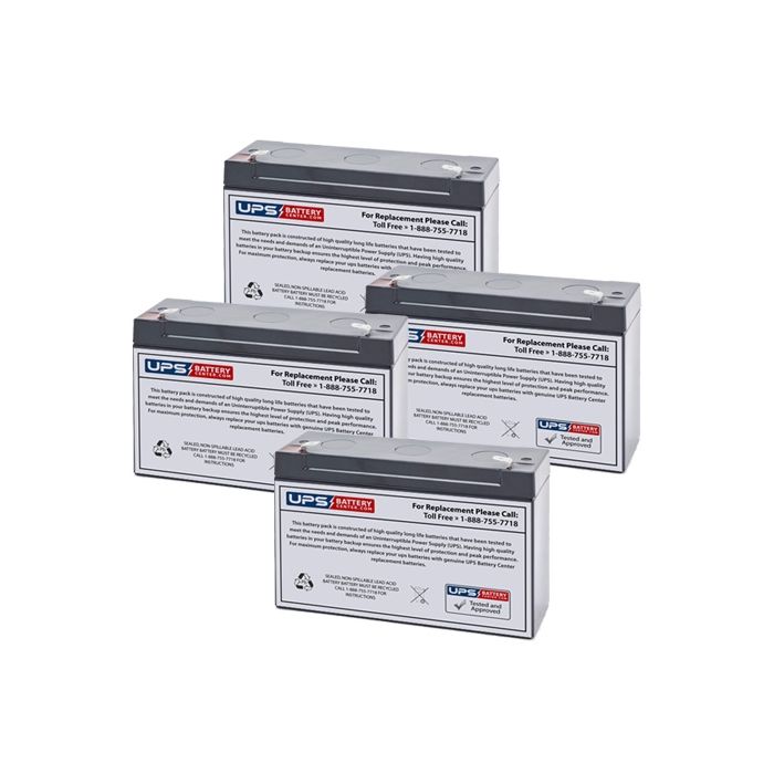Emergi-Lite/Kaufel 12M6-G Batteries