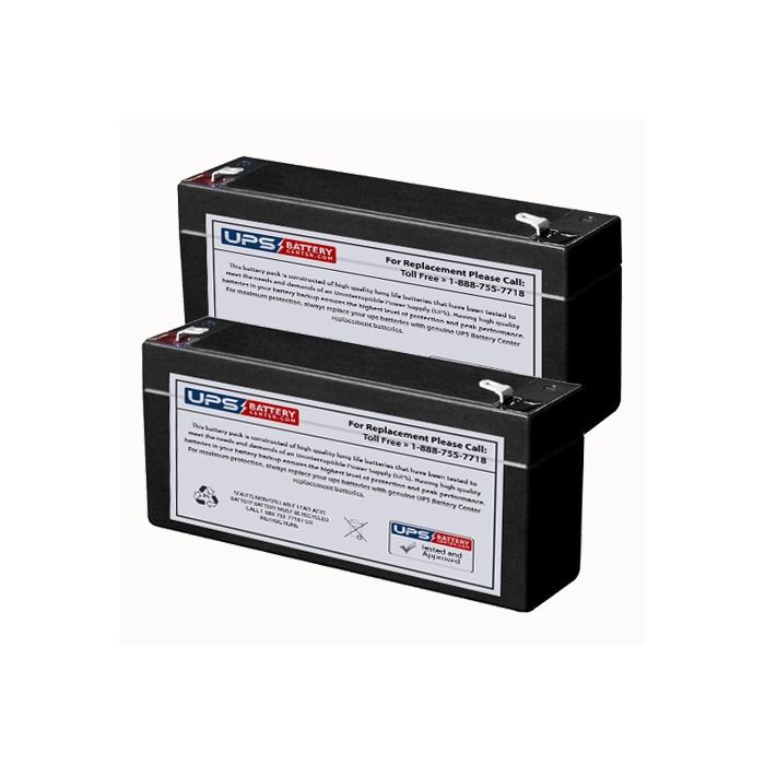 Impact Instrumentation 302 Portable Aspirator Batteries - Set of 2