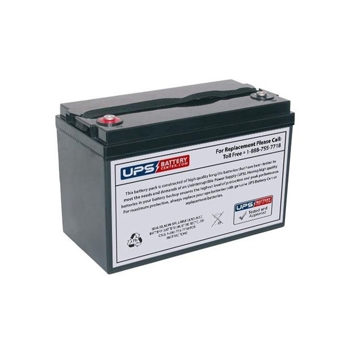 Acumax 12V 100Ah AML100-12 Battery with M8 Terminals