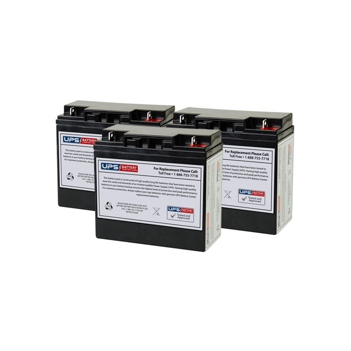 Alpha Technologies AS 1000 Compatible Battery Set