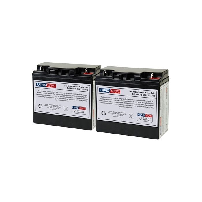 Alpha Technologies EBP 24A Compatible Battery Set