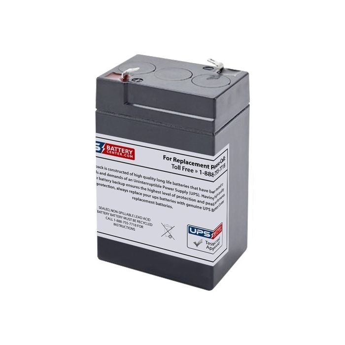 Astralite TP-100 6V 5Ah Battery with F1 Terminals
