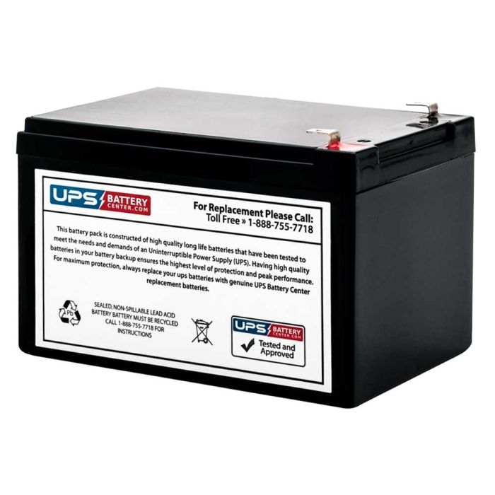 Axyl AXB12120 12V 12Ah Battery with F2 Terminals