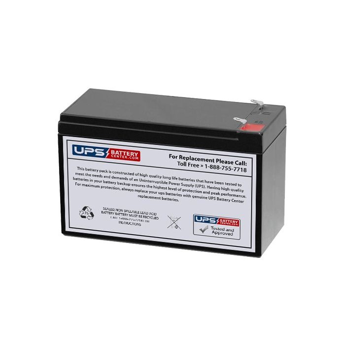 BB 12V 7.5Ah BPL7.5-12 Battery with F2 Terminals