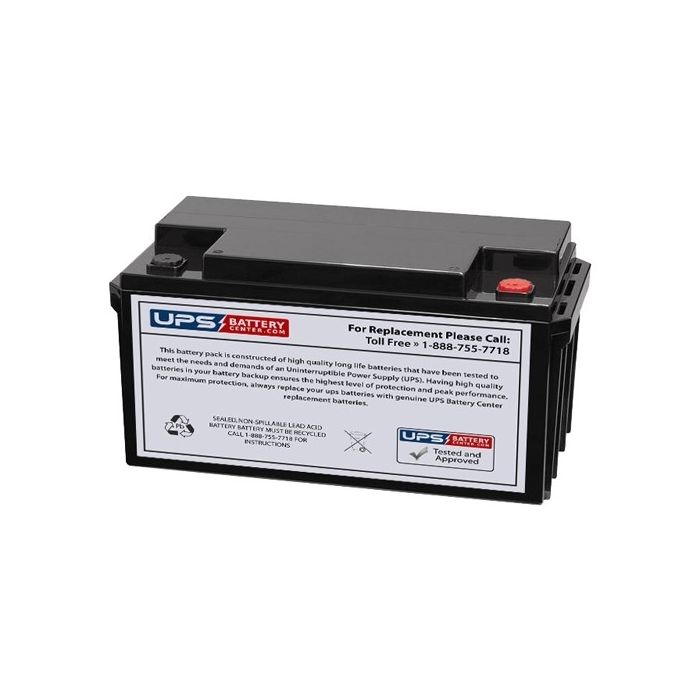BB 12V 65Ah HRL75-12 Battery with M6 Terminals
