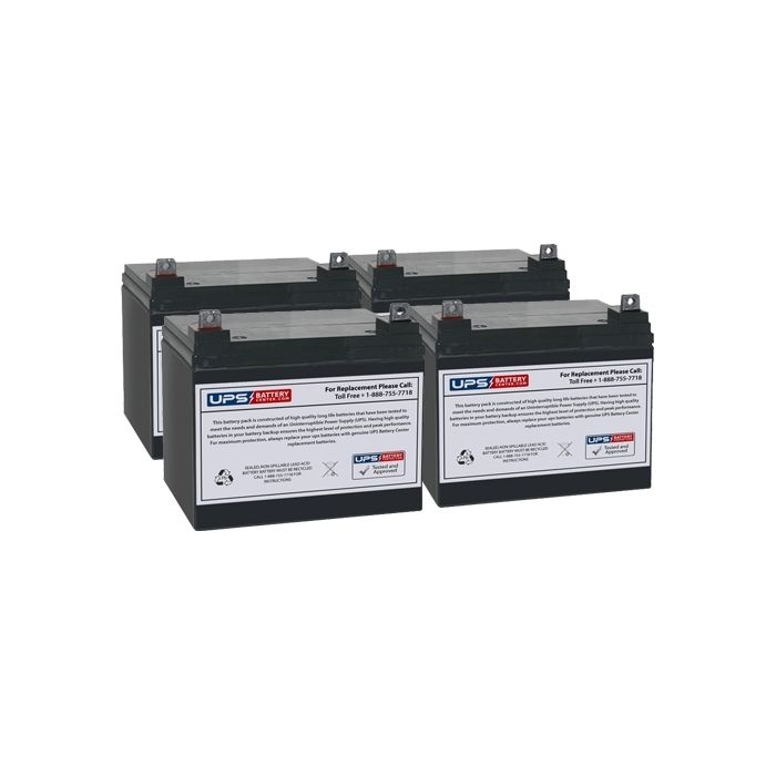 Best Power FERRUPS 0800-4.5K Compatible Replacement Battery Set