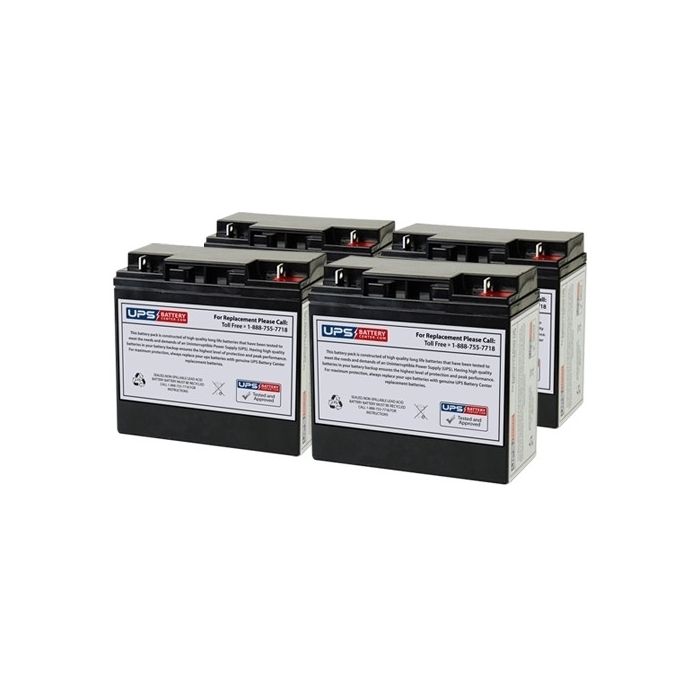 Best Power FERRUPS ME 1.8KVA Compatible Battery Set