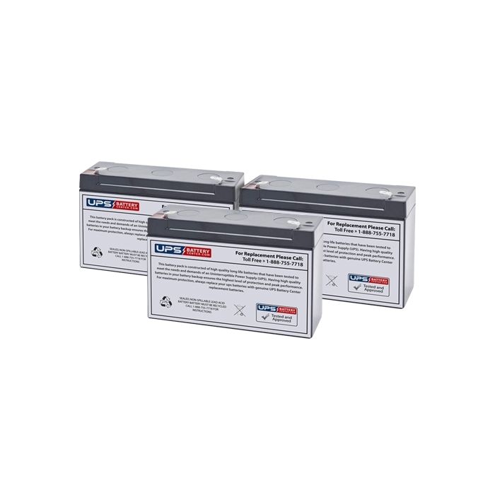 Best Power Patriot Pro 1000 Compatible Replacement Battery Set