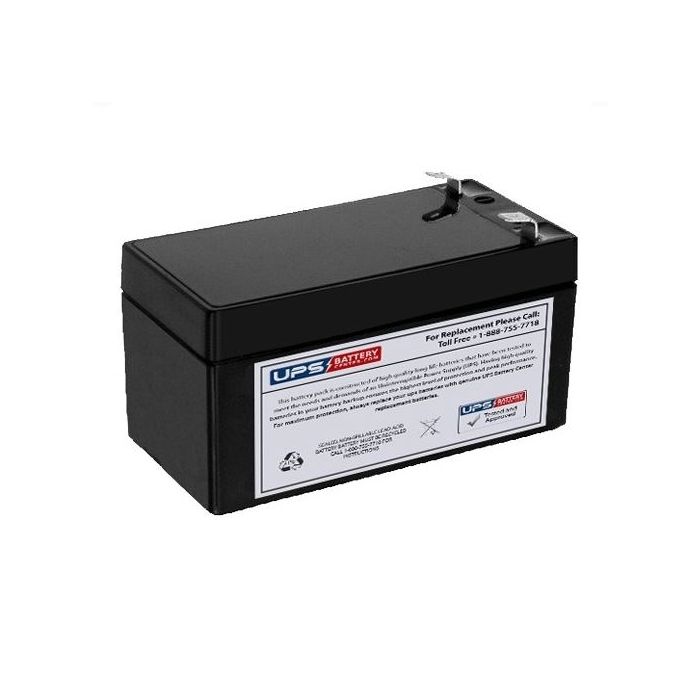Black Box 12V 1.2Ah BAT/BBB1.2 Replacement Battery with F1 Terminals