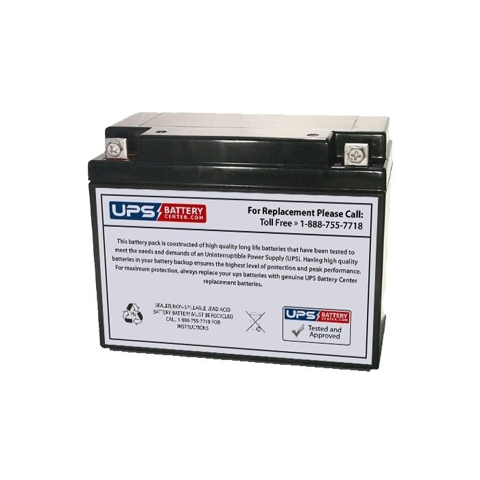 Canbat 6V 20Ah CBL20-6 Replacement Battery with NB Terminals