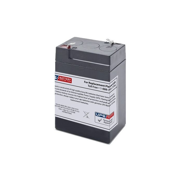 CBB 6V 5Ah NP5-6 Battery with F2 Terminals