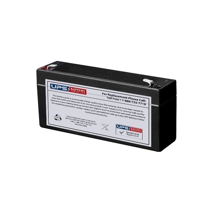 Celltech 6V 3.2Ah CT3.2-6 Battery with F1 Terminals