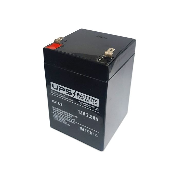 Chiway 12V 2.8Ah SJ12V2.8Ah Replacement Battery with F1 Terminals