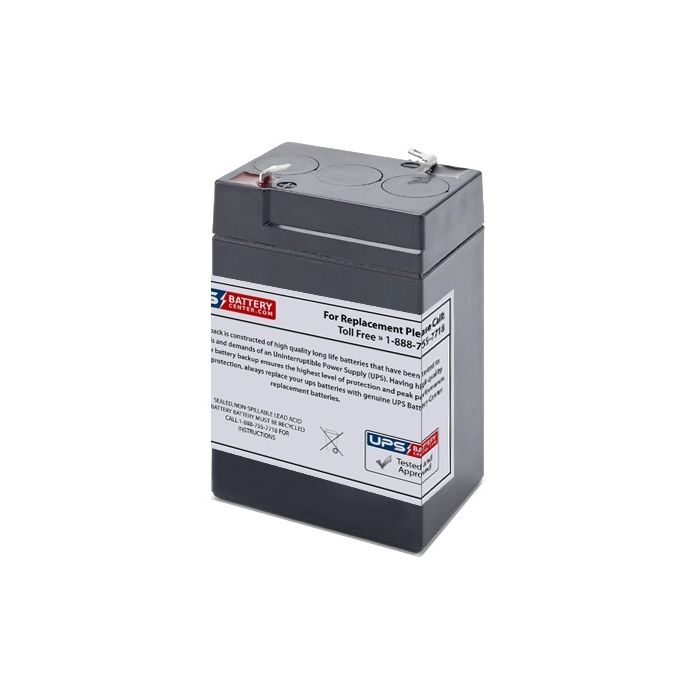 Chloride 6V 4.5Ah 100-001-0224 Battery with F1 Terminals