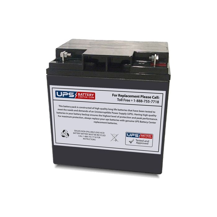 CooPower 12V 24Ah CPD12-24 Battery with F4 Terminals