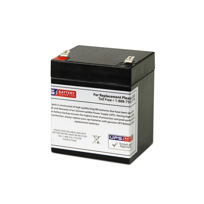 CSB 12V 5Ah HRL1223WF2 Battery with F2 Terminals