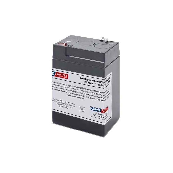 CSPower 6V 4Ah CS6-4.0 Replacement Battery with F1 Terminals