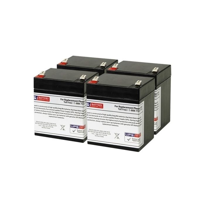 CyberPower Smart App Sinewave 750VA PR750RT2UC Compatible Battery Set 