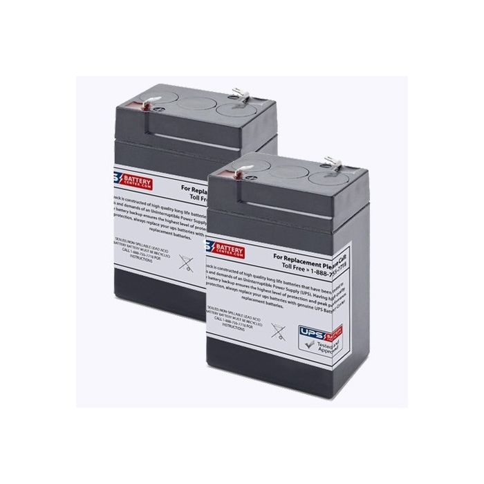 Cyclops Spotlight No. 158612 15 Million 6V 5Ah Compatible Replacement Batteries