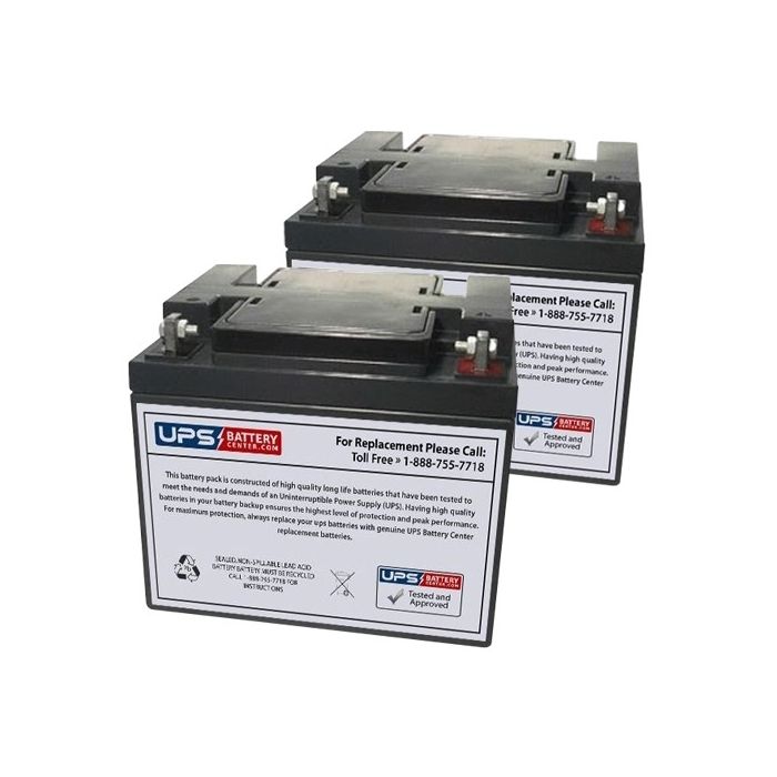 Daymak Rickshaw Mobility 400W 24V 40Ah Battery Set