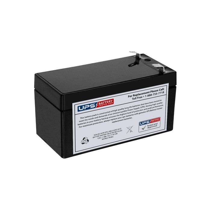 Diamec 12V 1.1Ah DM12-1.1 Battery with F1 Terminals