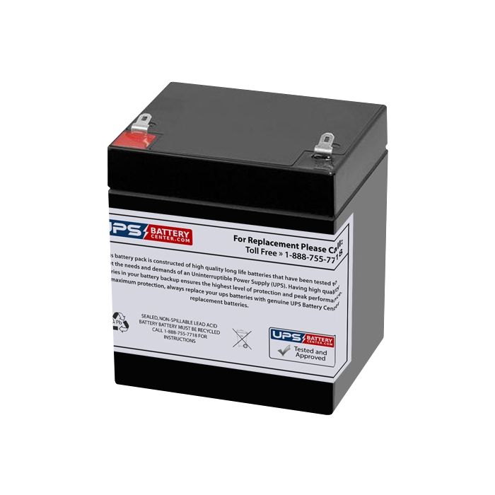 Diamec 12V 4.5Ah DM12-4.5 Battery with F1 Terminals