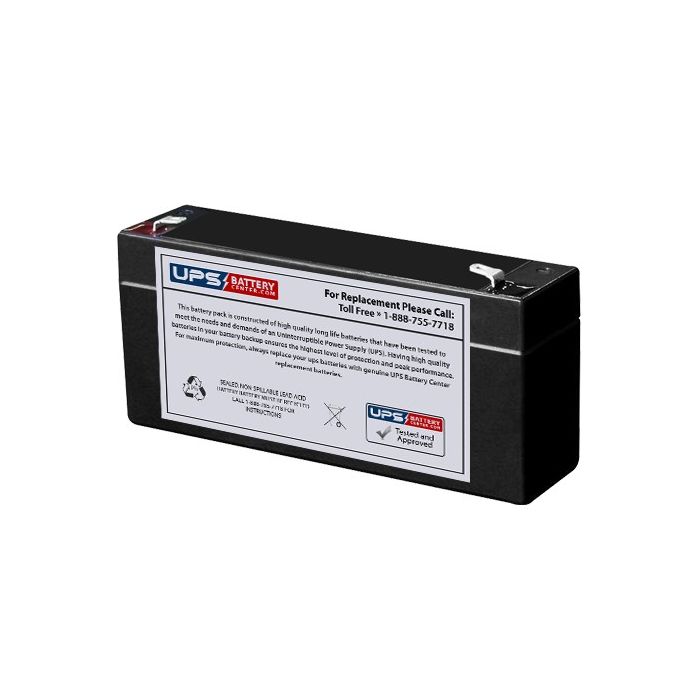 Diamec 6V 3.3Ah DM6-3.3 Battery with F1 Terminals