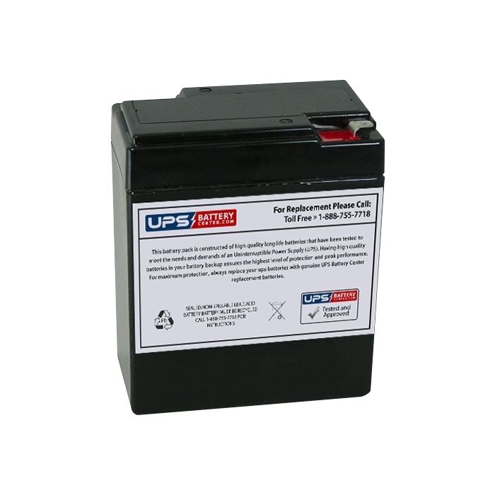 Dual Lite 0120234 6V 8.5Ah Replacement Battery with F1 Terminals