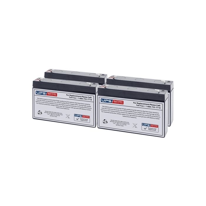 Dual Lite LM80 Replacement Battery Set with F1 Terminals