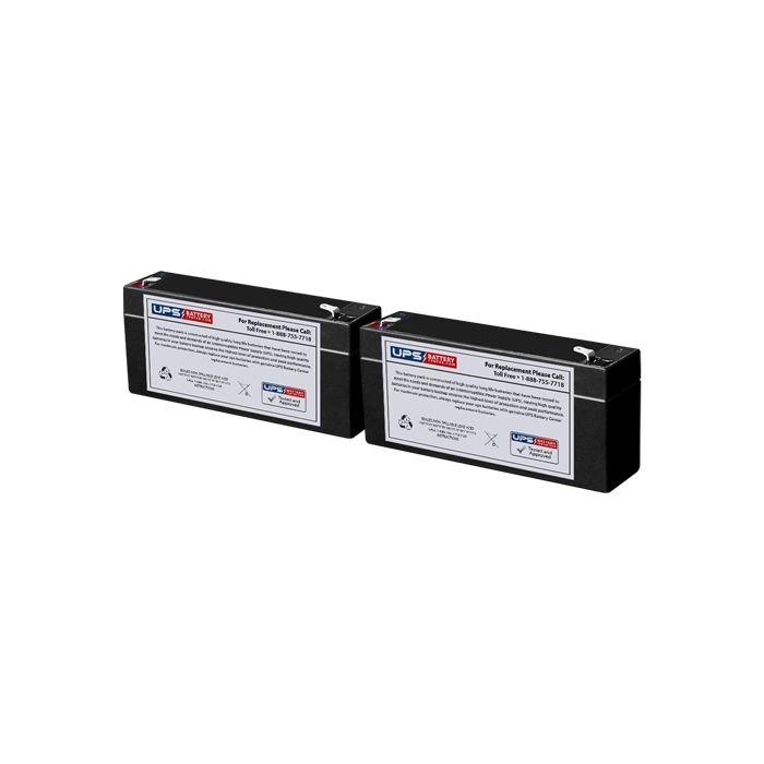 Dual Lite LTUGW3 Replacement Battery Set with F1 Terminals