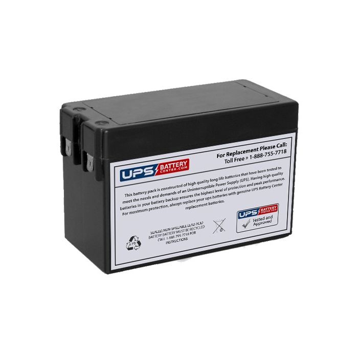 EaglePicher 12V 2.2Ah CF-12V2.2S Battery with F1 Terminals