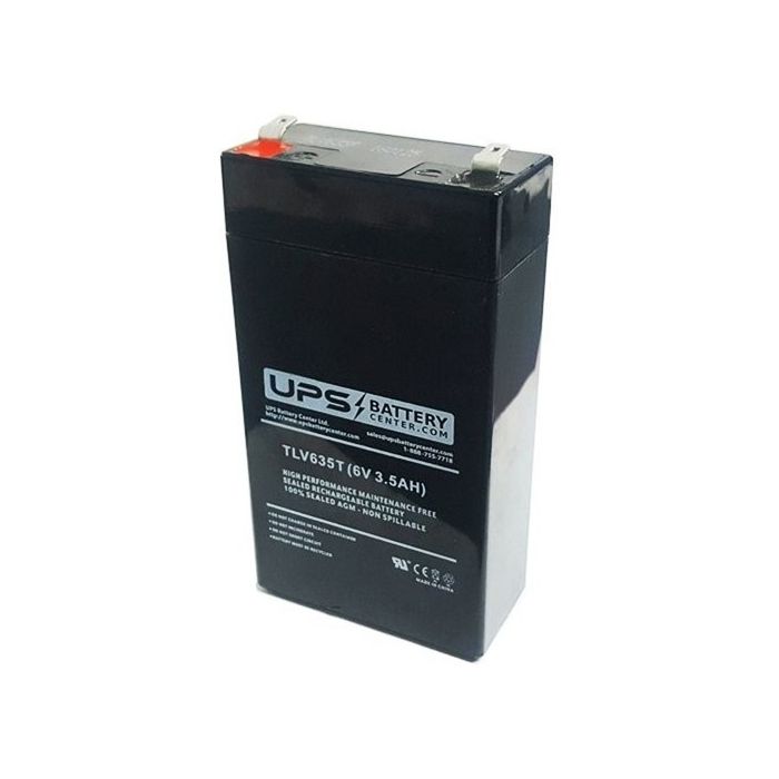 Eastar EA632 6V 3.5Ah Battery with F1 Terminals