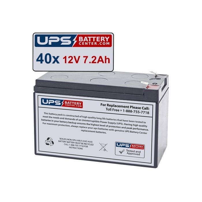 Eaton (8) ASY-0529 Compatible Replacement Battery Set