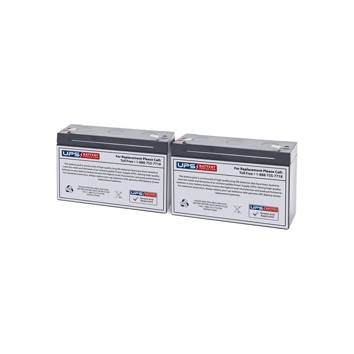 Eaton One-UPS 650 Compatible Replacement Battery Set