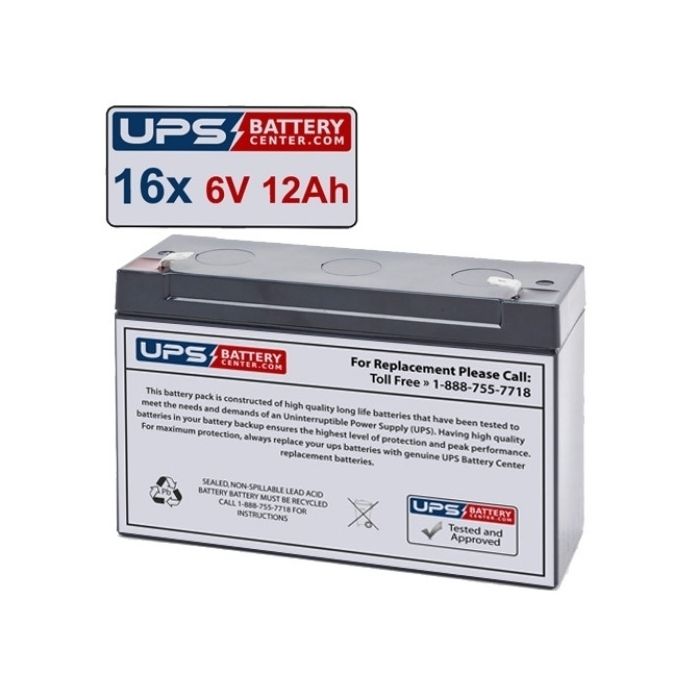Eaton Powerware NetUPS SE 2000 RM Compatible Replacement Battery Set