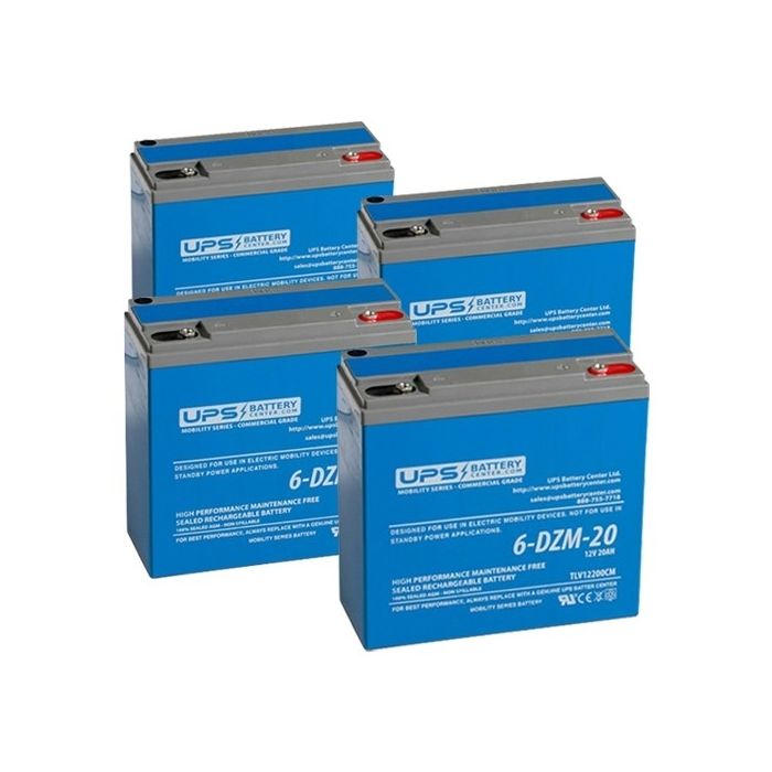 Ecoped Pulse 48V 20Ah Battery Set