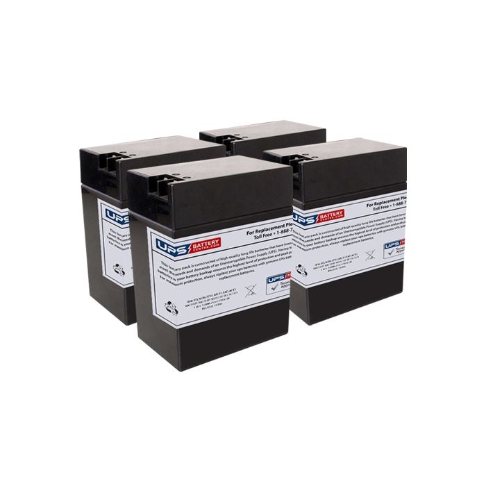 12M6 - Emergi-Lite/Kaufel 6V 13Ah Replacement Batteries