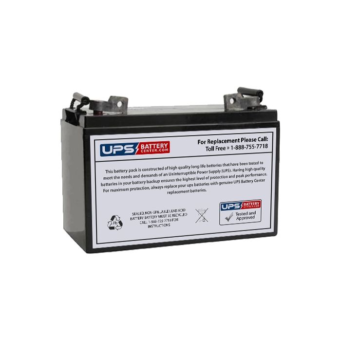EMERGI-LITE 12V 110Ah 12LSM2202 Battery with NB Terminals