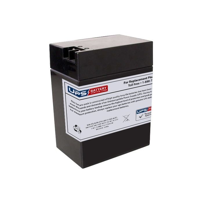 Energy Power 6V 13Ah EP-SLA6-13T3 Battery with +F2 / -F1 Terminals