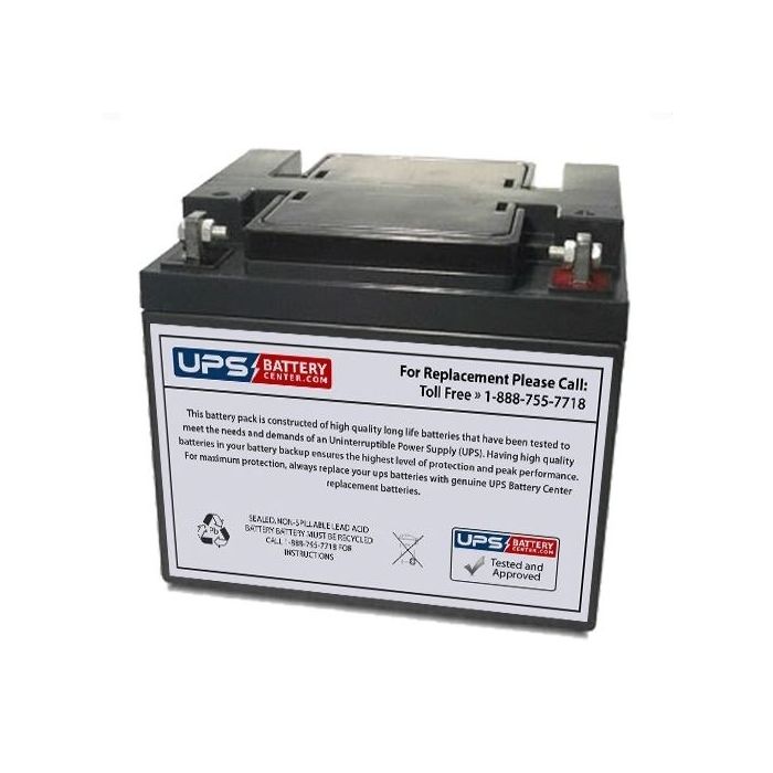 Europower 12V 42Ah EPL 42-12 Replacement Battery with NB Terminals