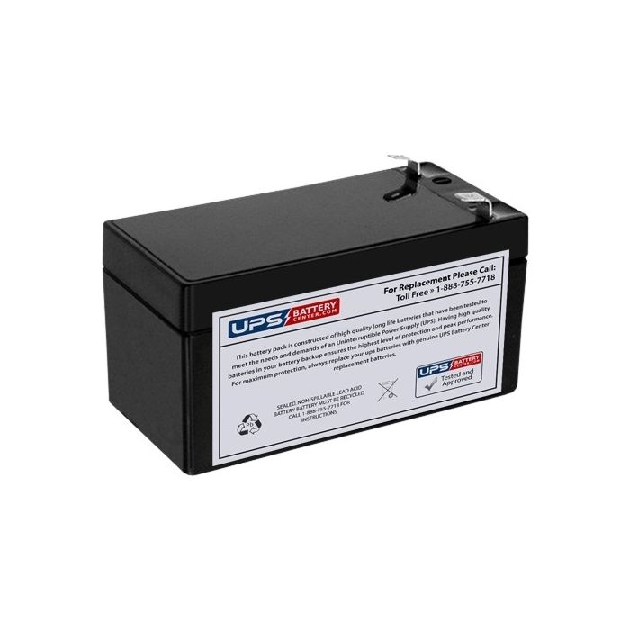 Exalium EXA1.2-12FR 12V 1.2Ah Replacement Battery with F1 Terminals