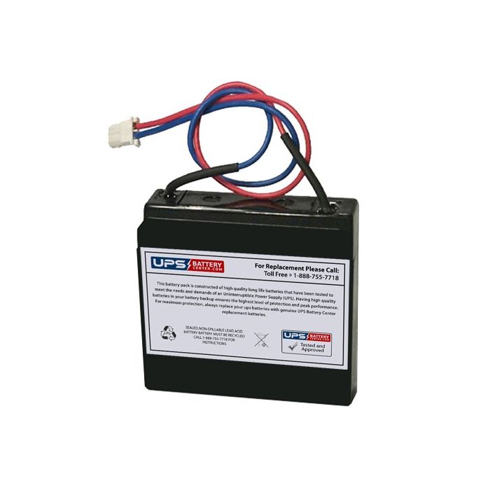 FirstPower FP605 6V 0.5Ah Battery with WL Terminals