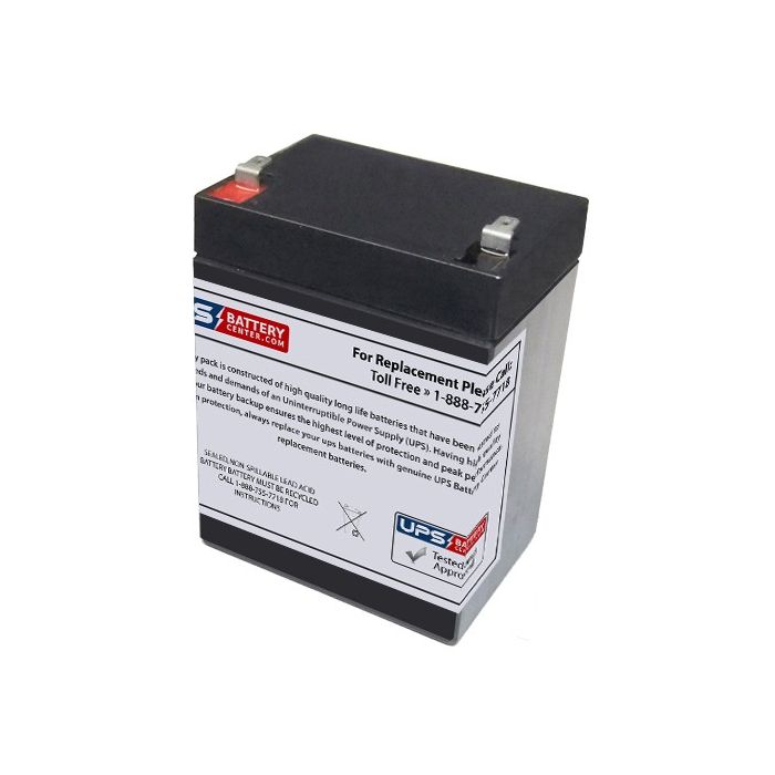 GS Portalac PE12V2.7F1 12V 2.9Ah Battery with F1 Terminals - Left Side (+)