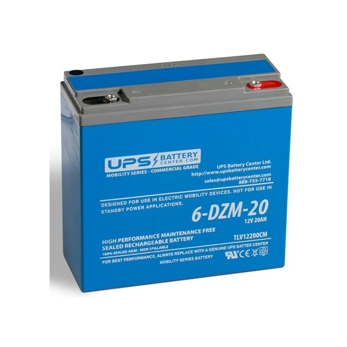 Haze 12V 20Ah HZY-EV12-18 Replacement Battery with M5 Insert Terminals