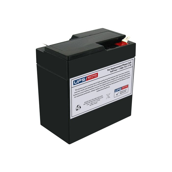 IBT 6V 6.5Ah BT6-6A Battery with F1 Terminals