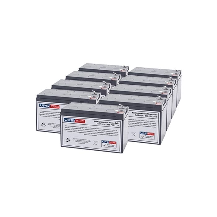 IntelliPower 3000VA 2900W FA00164 Compatible Replacement Battery Set